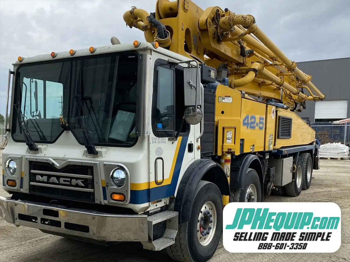 2016 Putzmeister 42M Concrete Pump on 2016 Mack MRU613 #11617 JA image