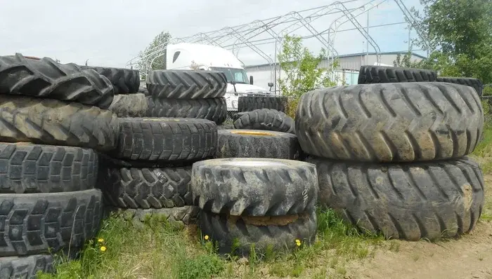 Large Quantity of Assorted (Usable) Used Tires image