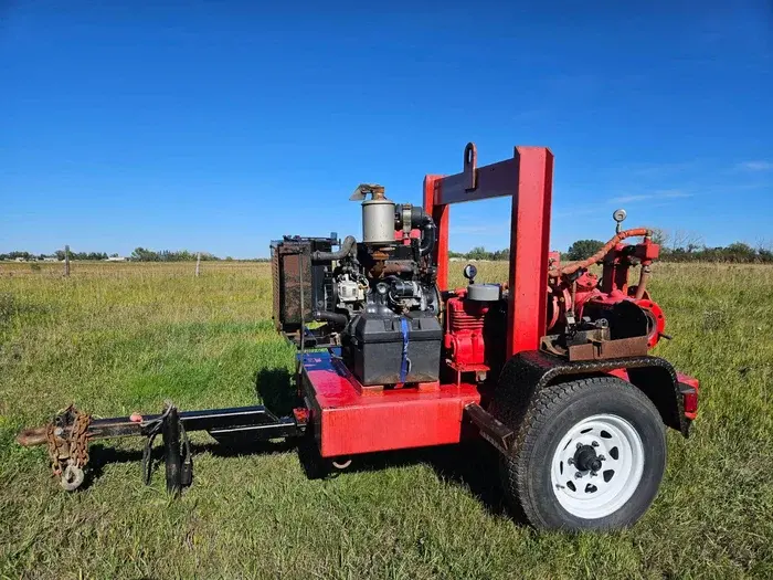 2011 Global 4 Inch Water Pump Trailer #12206 AS image