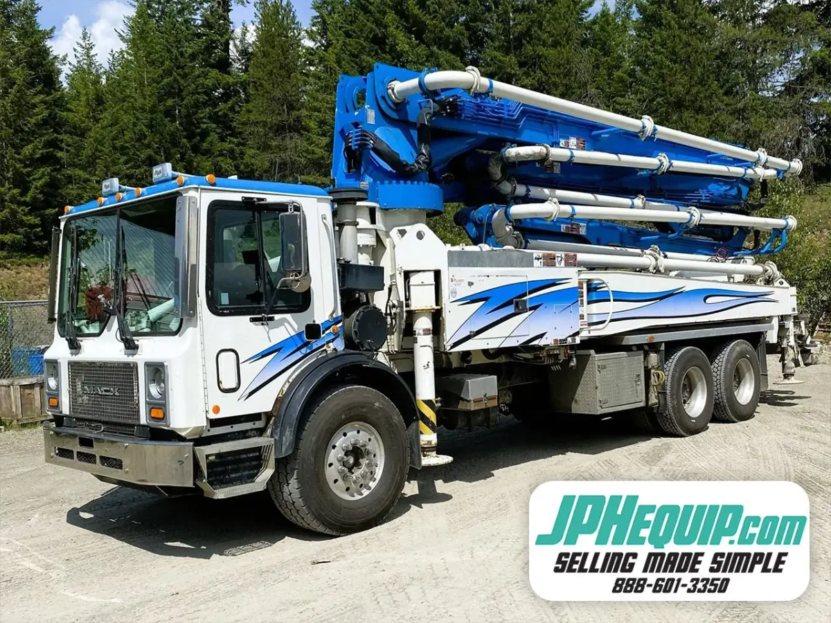 2018 Alliance 38M Concrete Pump on 2007 Mack MR668S #11621 JA image