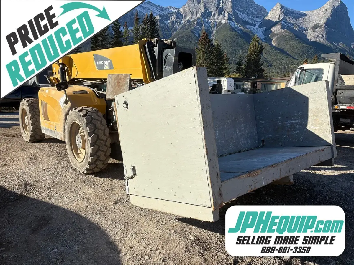 2014 Caterpillar TL1055C Telehandler/Zoom Boom #11107 AS image