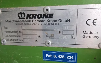 2017 Krone 1290 HDP Big Pack Baler #9483 JP image 1