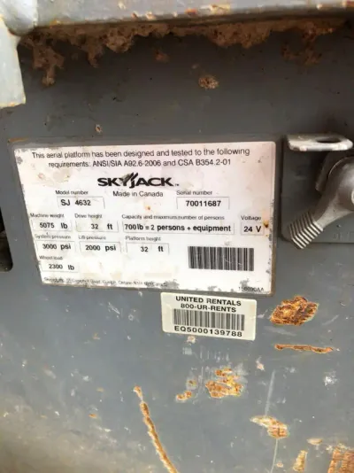 Skyjack      SJ 4632      Scissor Lift image 1