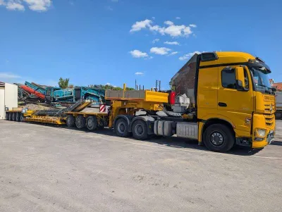 Semi Low Loader NICOLAS 5+3 + MERCEDES AROCS 3363 image 1