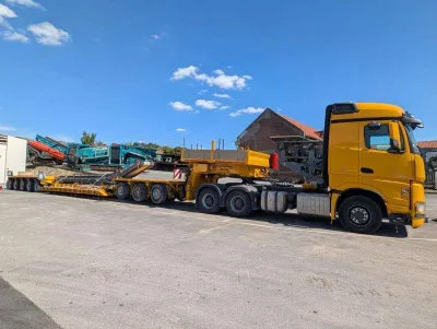 Semi Low Loader NICOLAS 5+3 + MERCEDES AROCS 3363 image 2