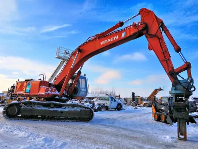 1995 Hitachi EX400LC-3 Hydraulic Excavator image 2