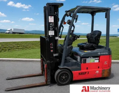 Forklift 3 wheels cushion electric Toyota 8FBE15U 2021 #14128 image