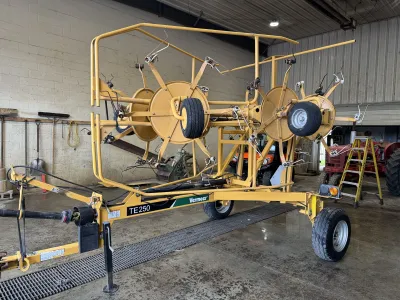 Vermeer 6 star hay tedder model TE250 image 2