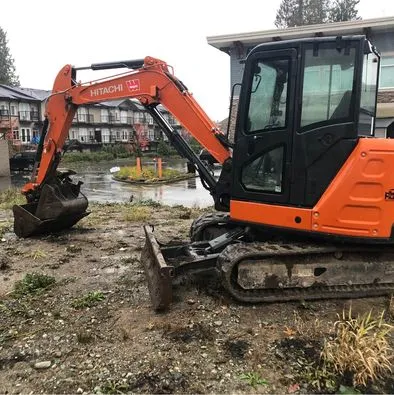 2022 Hitachi ZX60 Mini Excavator, Fully Under Warranty image 1