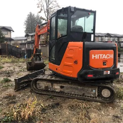2022 Hitachi ZX60 Mini Excavator, Fully Under Warranty image 2