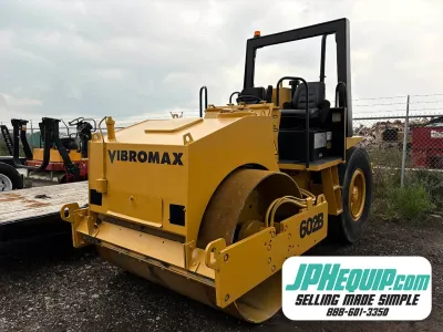 1990 Case Vibromax W602BDA Smooth Drum Roller #12129 AS image 1