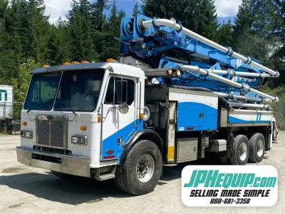 2007 Alliance 33M Concrete Pump on 2007 Peterbilt 320 #11619 JA image 1