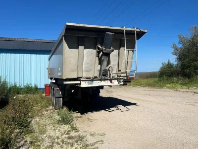 Tipper Trailer SCHWARZMULLER 3 ESSIEUX image 2