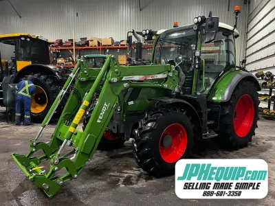 2021 Fendt 312 Vario Tractor 4WD with 4X75 Compact Loader • CVT Transmission #11663 BP image 1