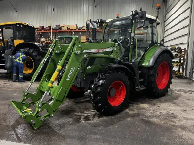 2021 Fendt 312 Vario Tractor 4WD with 4X75 Compact Loader • CVT Transmission #11663 BP image 2