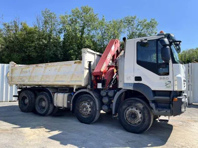 Dump Truck IVECO GRUE TRAKKER 360 8X4 used Navigation image 1