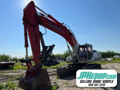 2008 LINKBELT 330 LX Excavator with Genesis LXP 300 Pulverizer AND Shear #8736 DP image 1
