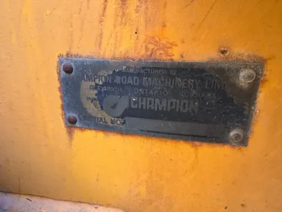 1977 Champion 760 Motor Grader #9188 JP image 2