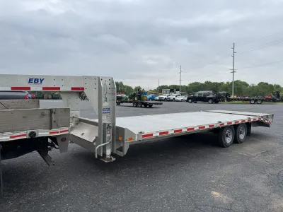 Eby 25' aluminum deckover trailer image 2