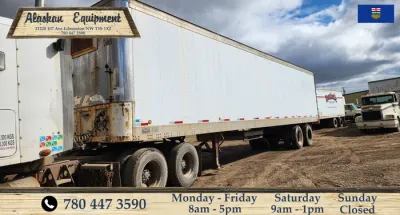 1985 Fruehauf 43ft Dry van office trailer image 1