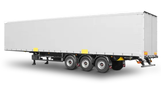 3-axle sliding tarpaulin platform semitrailer - combined transport