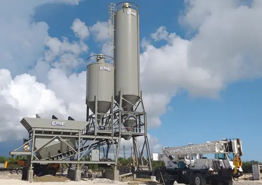 MG-11T Mobile Gravity Transit Mix Plant