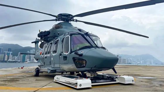 Wheeled Helicopter Tug